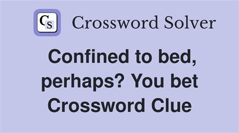 you bet crossword